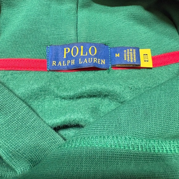 Polo Ralph Lauren Women’s Big Pony Fleece Hoodie Blue Size L - Picture 6 of 6